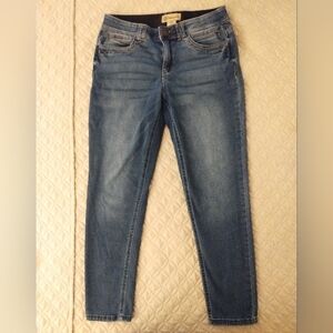 Democracy Jeans Women’s 10 Ab Technology Mid Rise Skinny Blue Stretch Denim